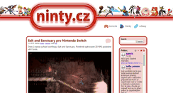Desktop Screenshot of ninty.cz