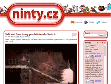 Tablet Screenshot of ninty.cz